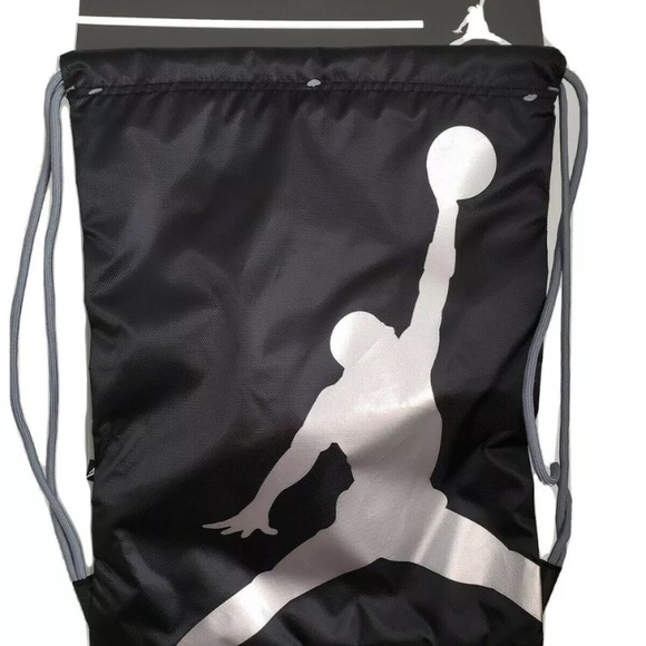 Nike Air Jordan Jumpman Drawstring Sack Black Gray